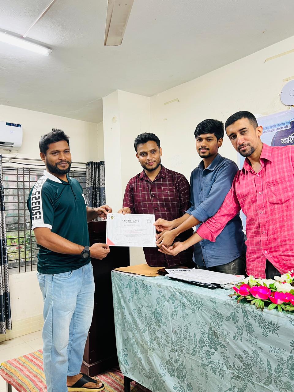 STUDENT CERTIFICATE